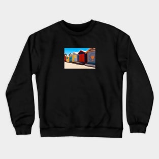 Beach Huts Crewneck Sweatshirt